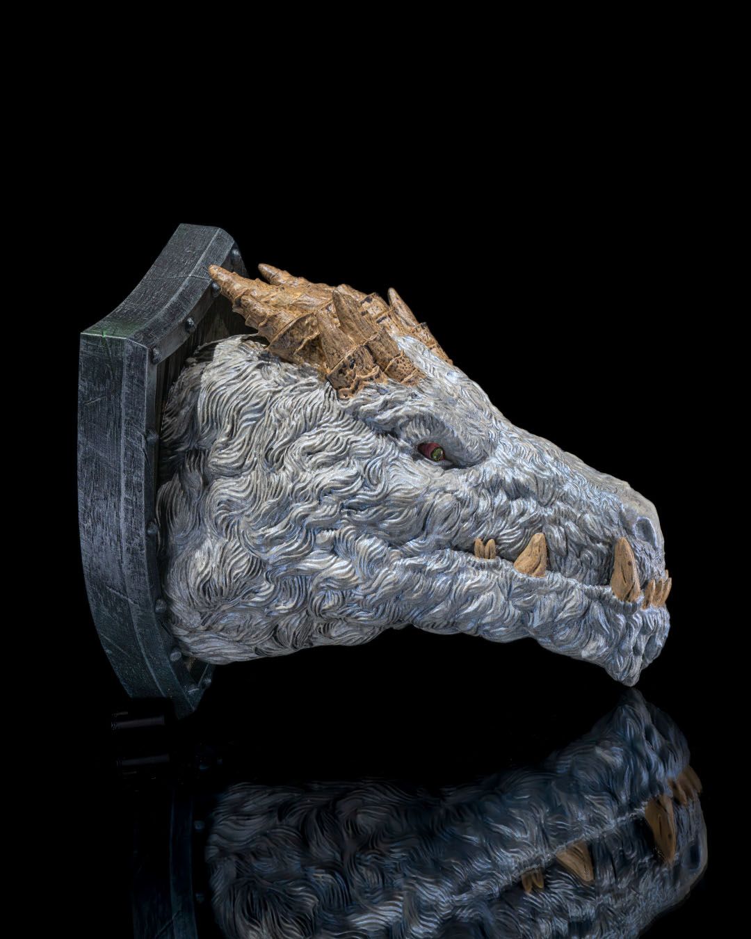 Polar Dragon Trophy - 3D Printed Dragon Collectible - Image 4