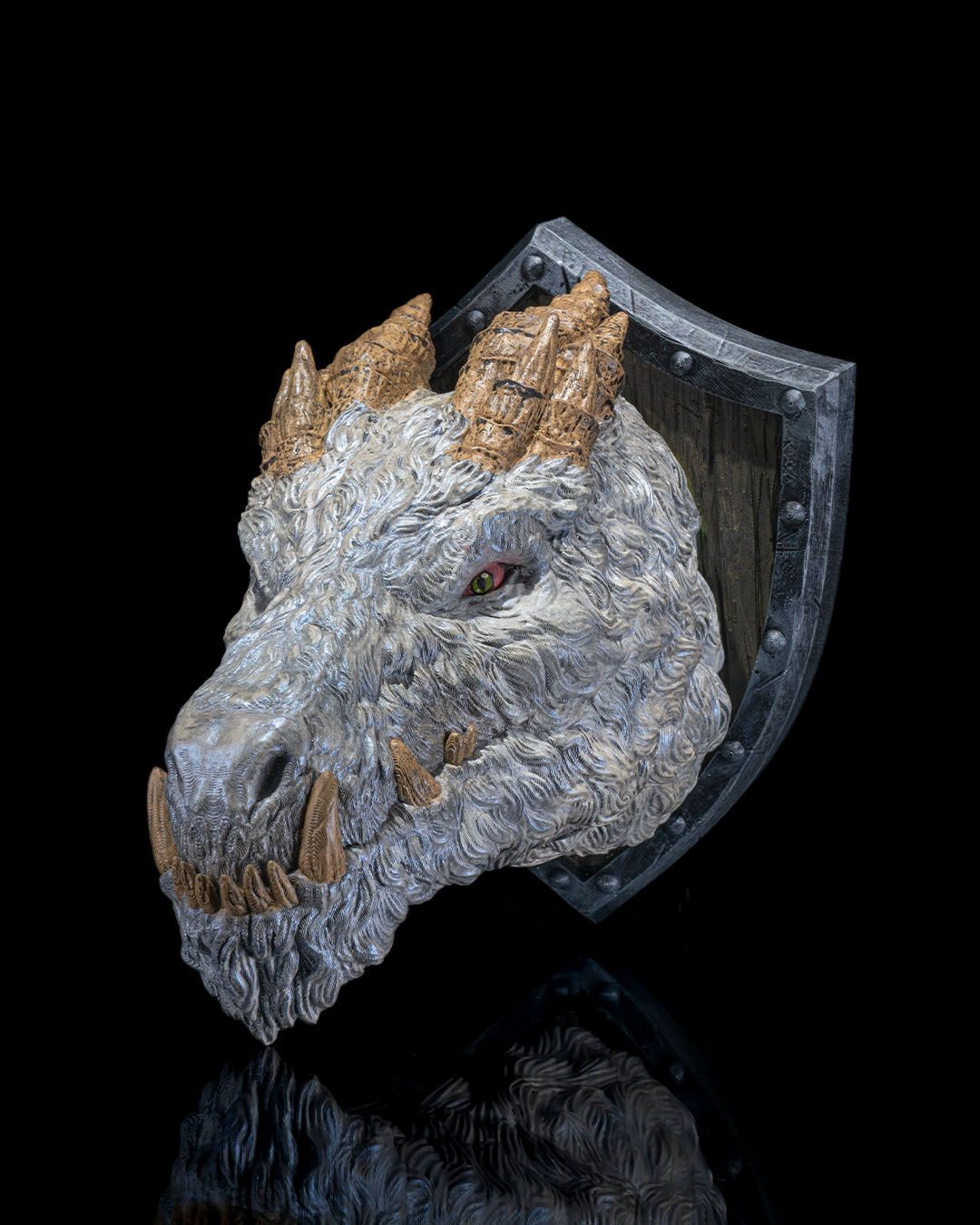 Polar Dragon Trophy - 3D Printed Dragon Collectible