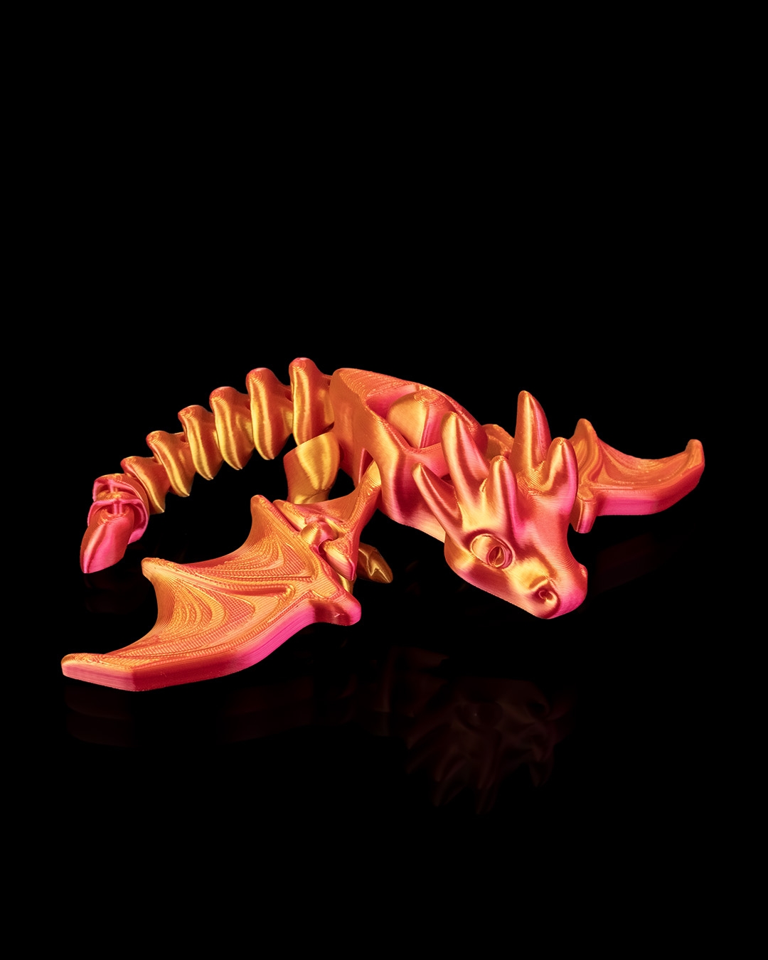 Press the Wyvern - 3D Printed Dragon Collectible - Image 3