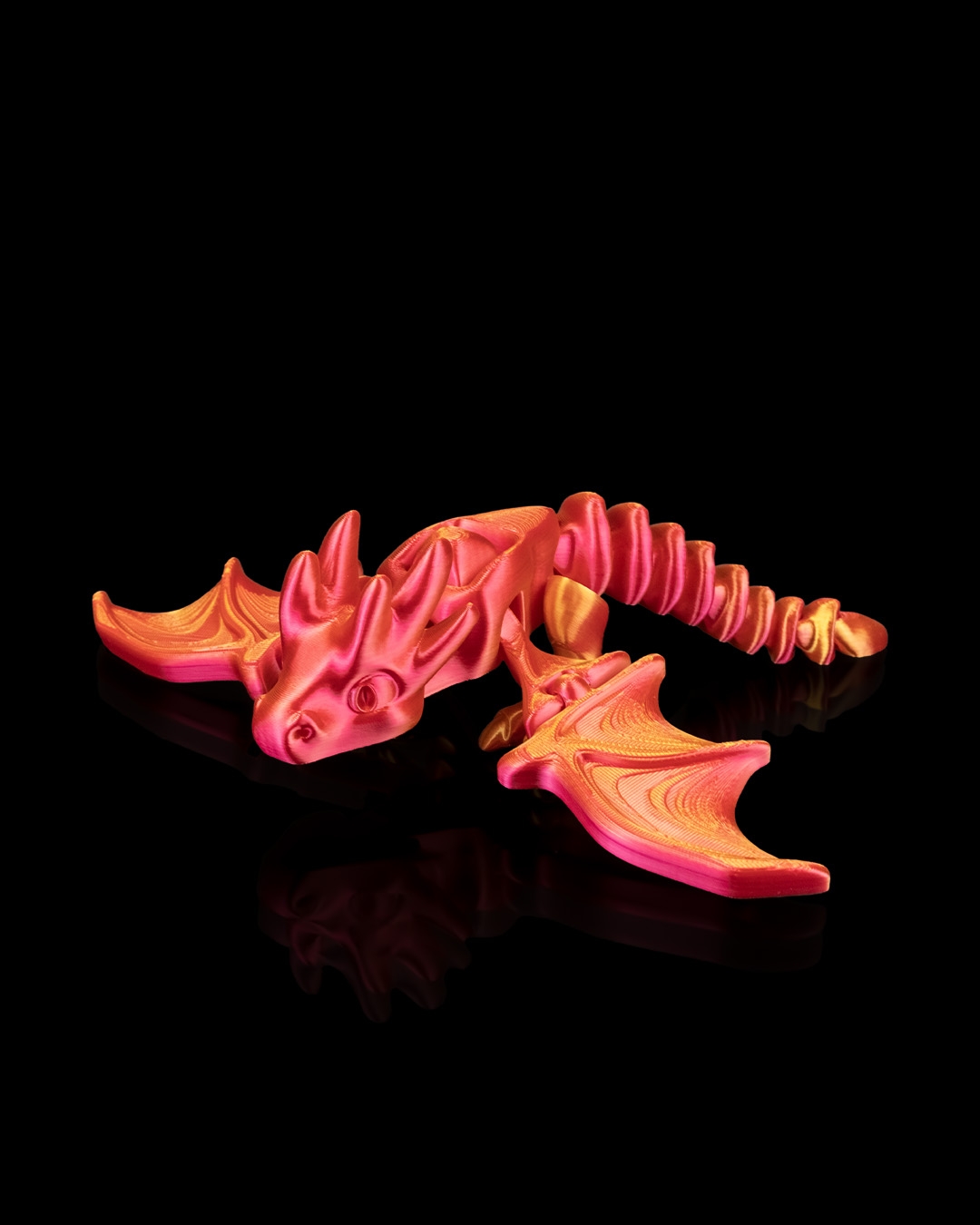 Press the Wyvern - 3D Printed Dragon Collectible