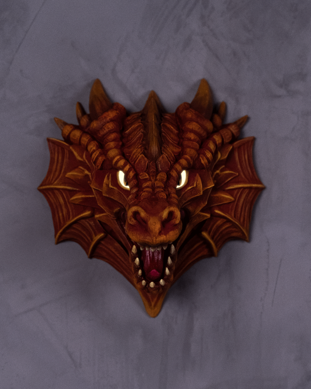 Scorch Lamp Wall Light - 3D Printed Dragon Collectible - Image 2