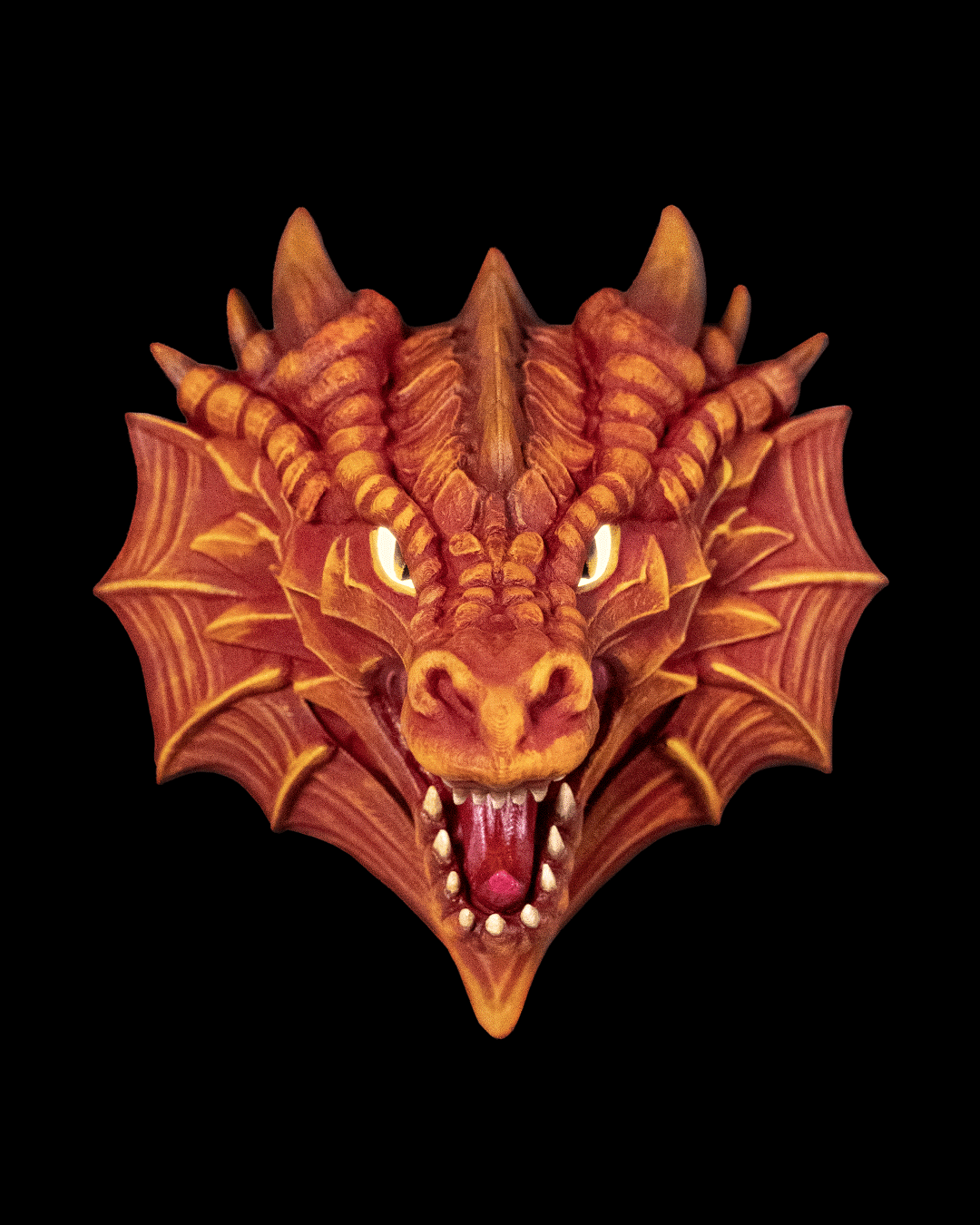 Scorch Lamp Wall Light - 3D Printed Dragon Collectible