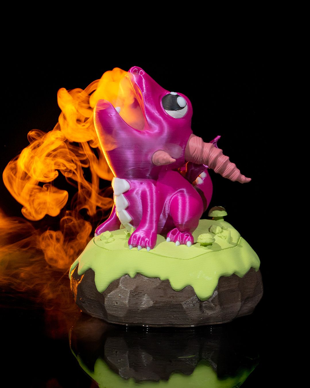 Steamy Dragon Hatchling - 3D Printed Dragon Collectible