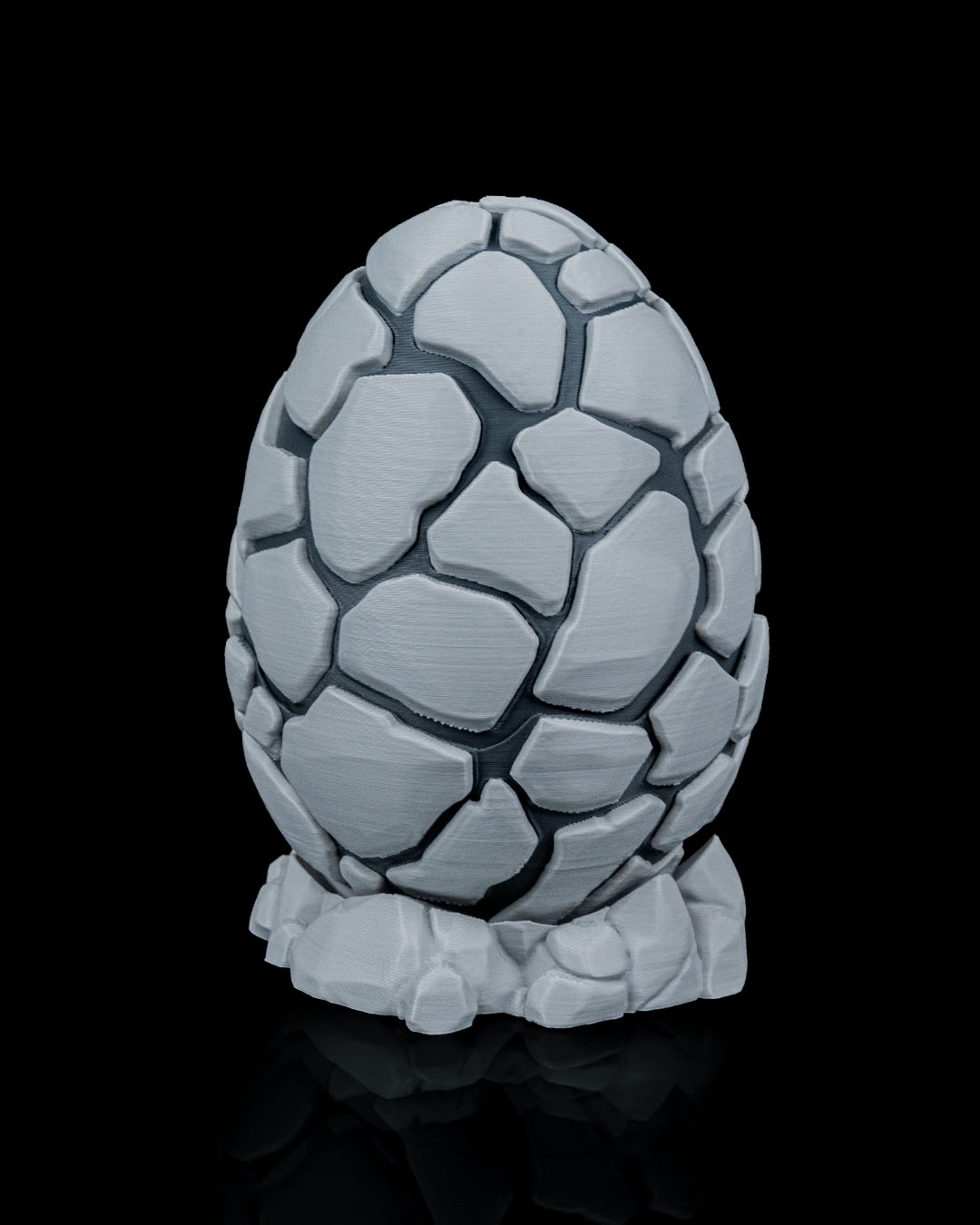 Stone Dragon Egg - 3D Printed Dragon Collectible