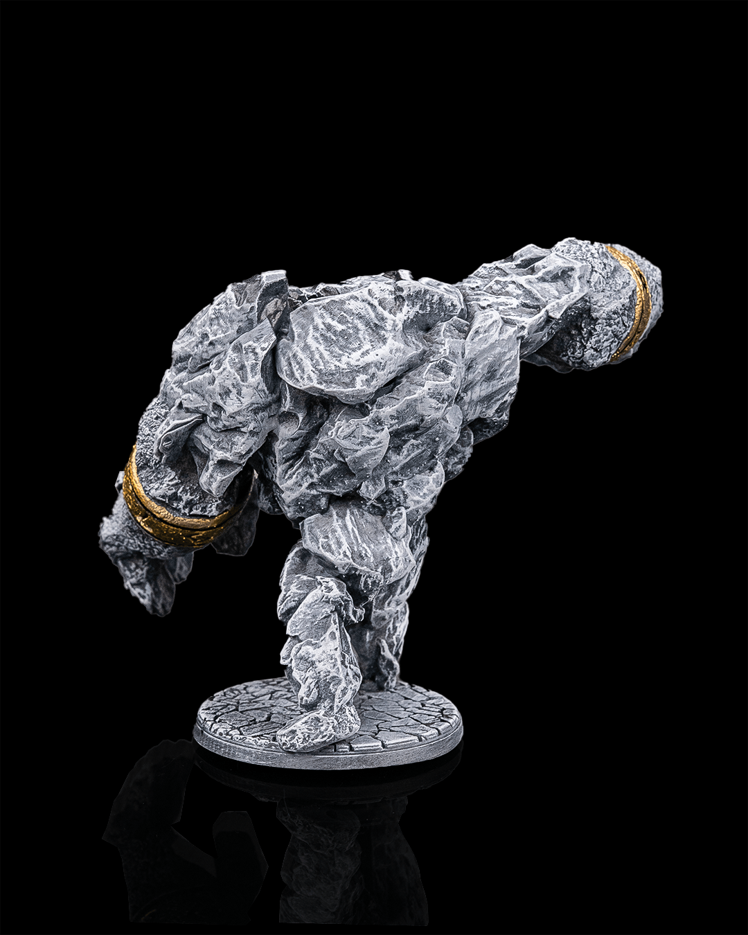 Stone Golem Enemy - 3D Printed Dragon Collectible - Image 2