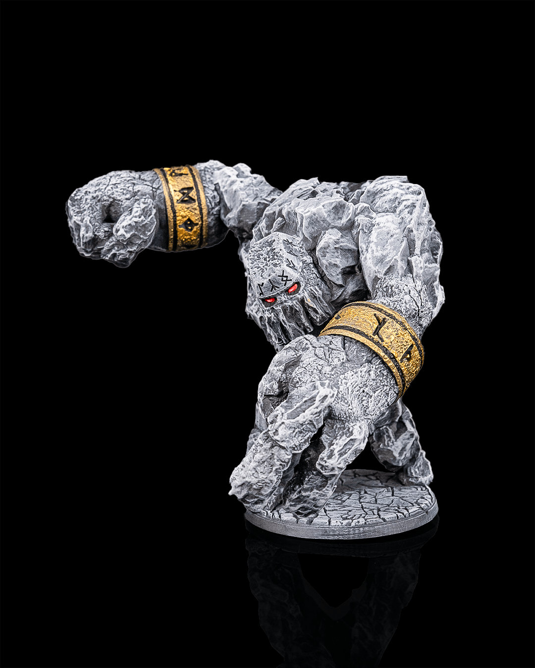 Stone Golem Enemy - 3D Printed Dragon Collectible