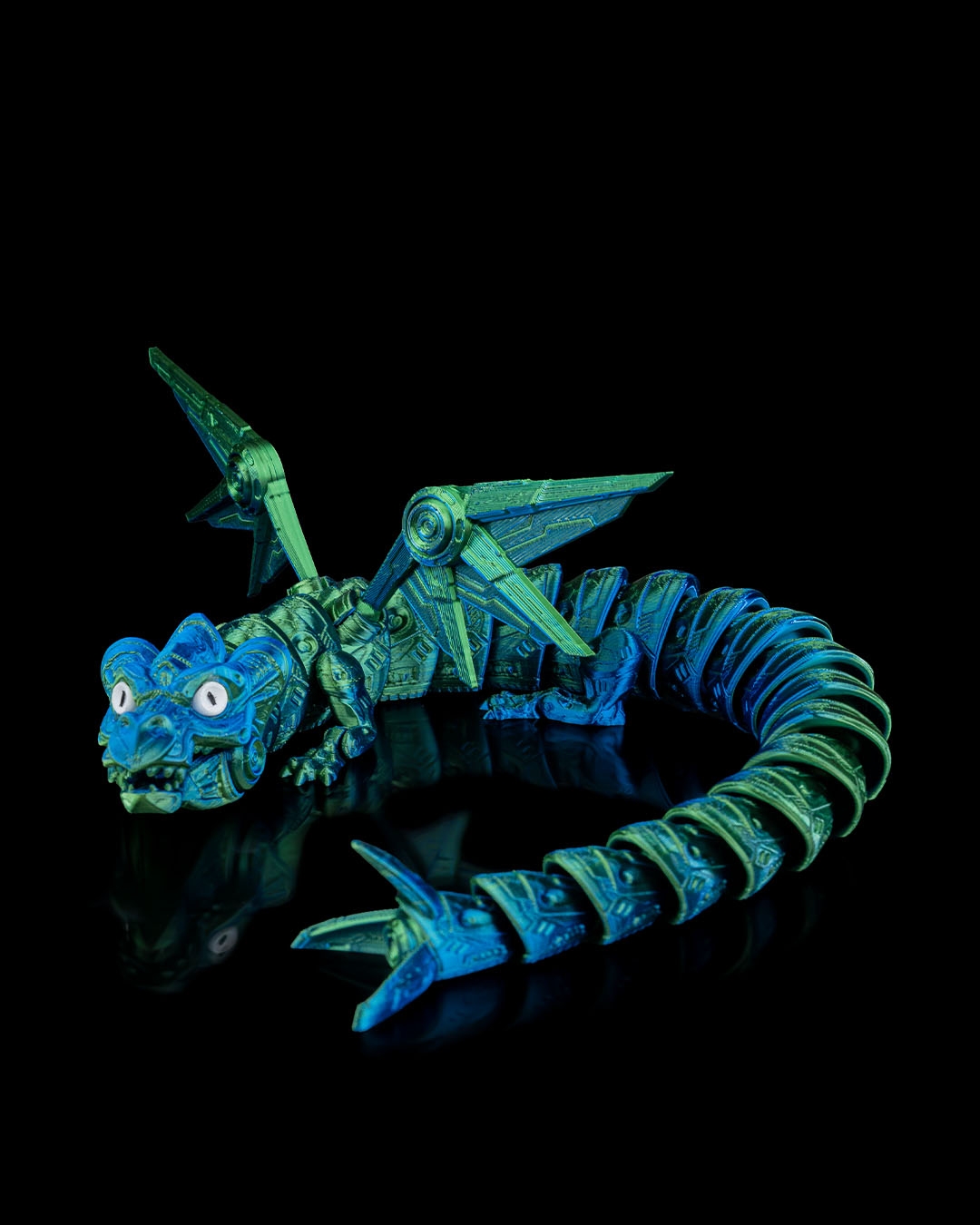 the Iron Sentinel - 3D Printed Dragon Collectible - Image 3