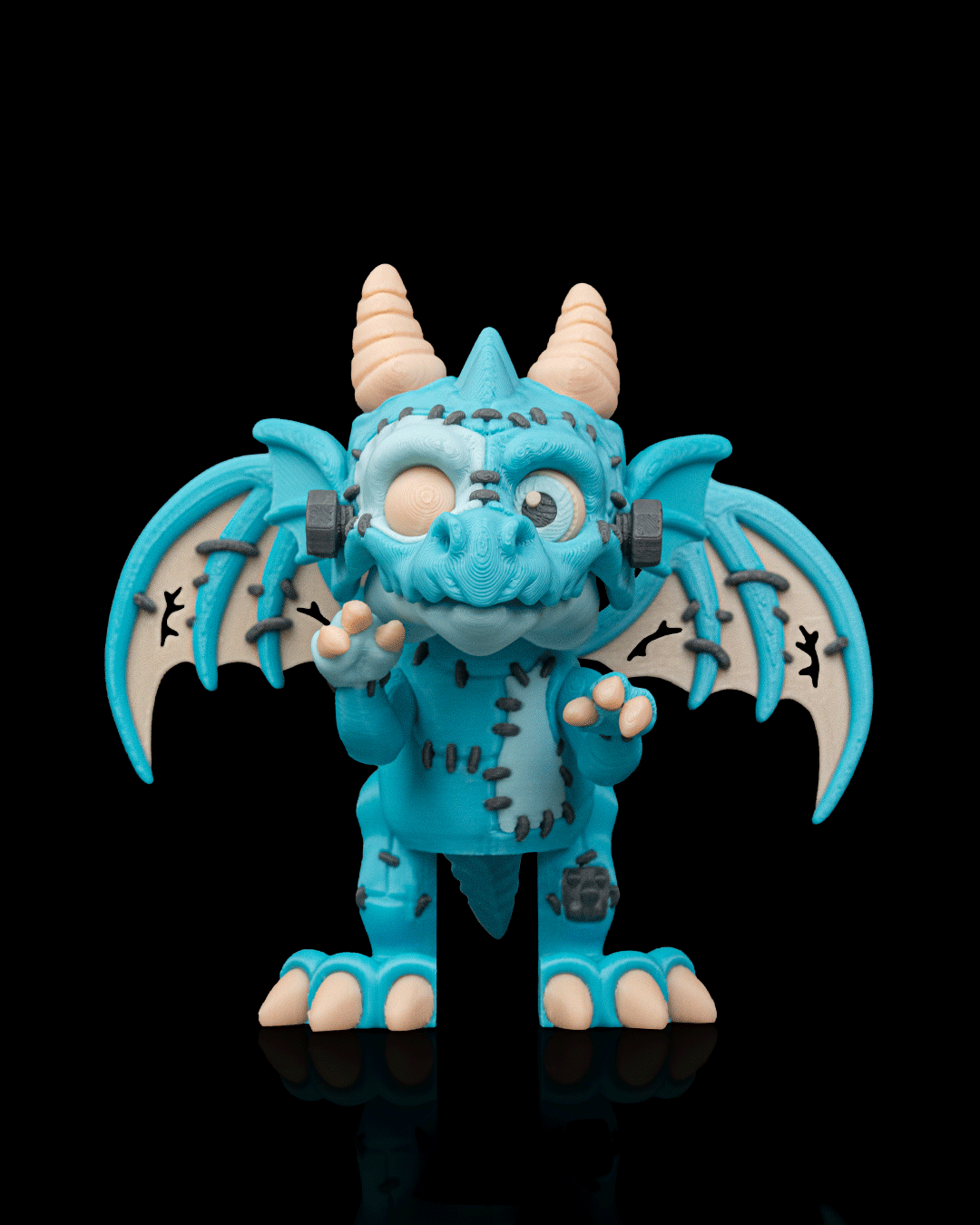 the Reassembled - 3D Printed Dragon Collectible