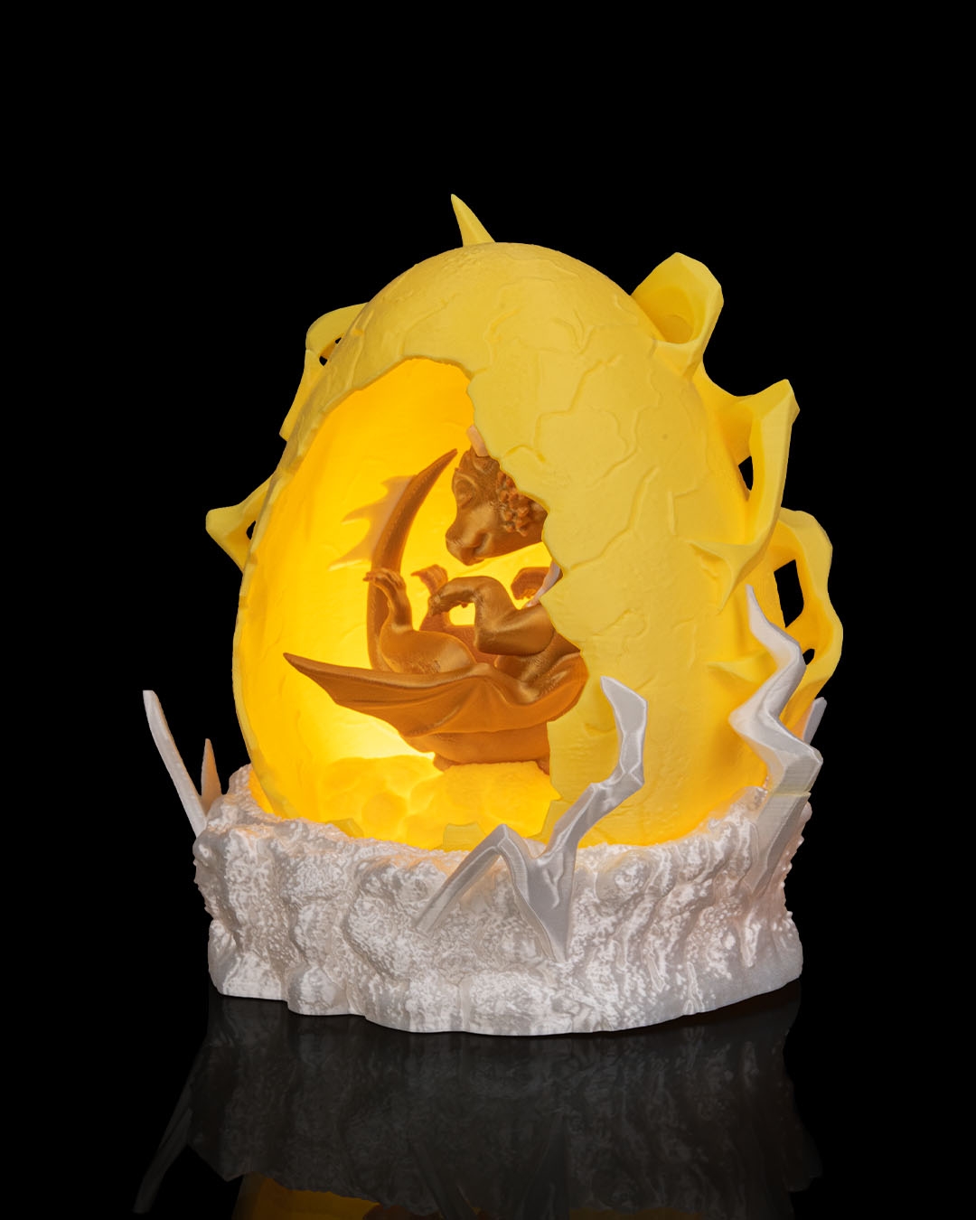 Thunder Bringer Table Lamp - 3D Printed Dragon Collectible - Image 4