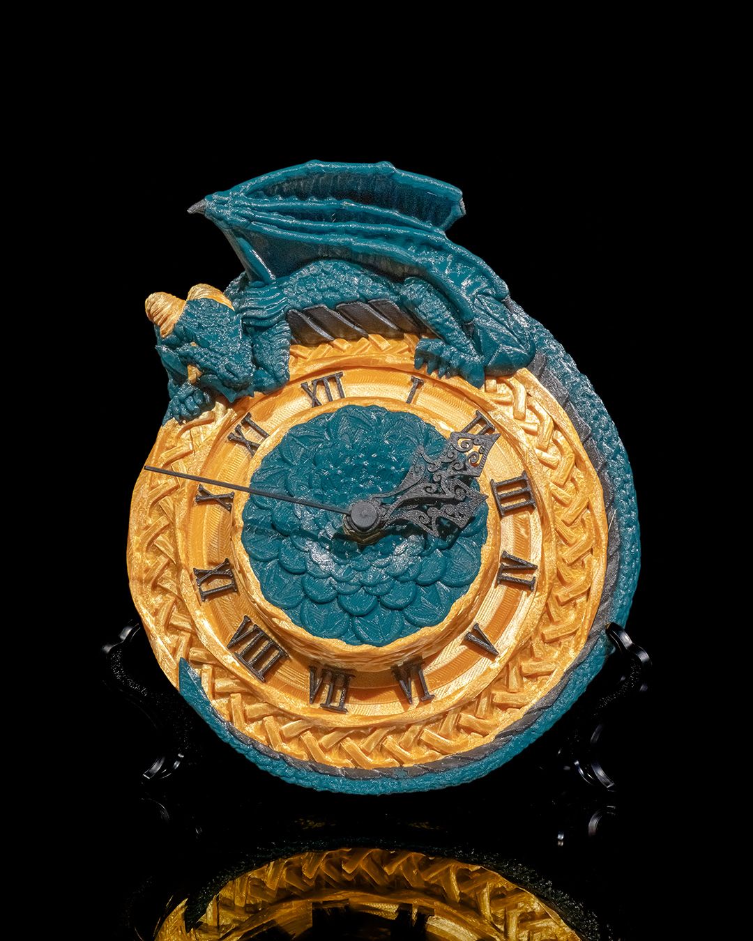 Time Keeper Wall Clock - 3D Printed Dragon Collectible - Image 2