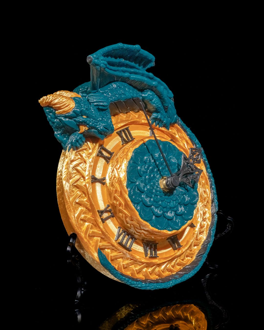 Time Keeper Wall Clock - 3D Printed Dragon Collectible - Image 3