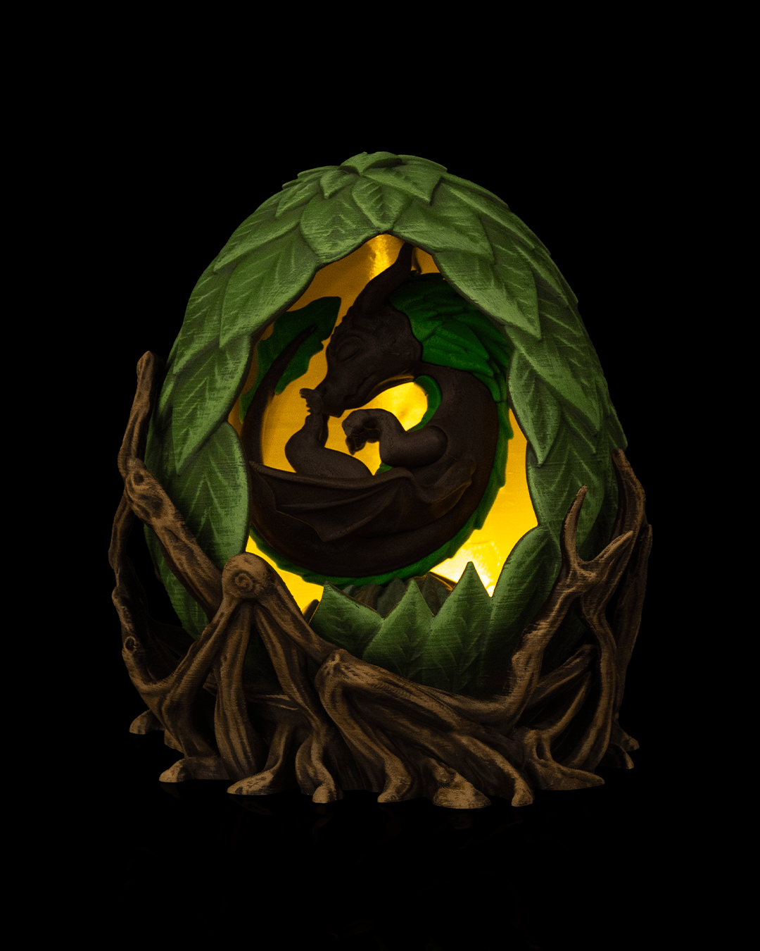 Wildroot Table Lamp - 3D Printed Dragon Collectible - Image 3